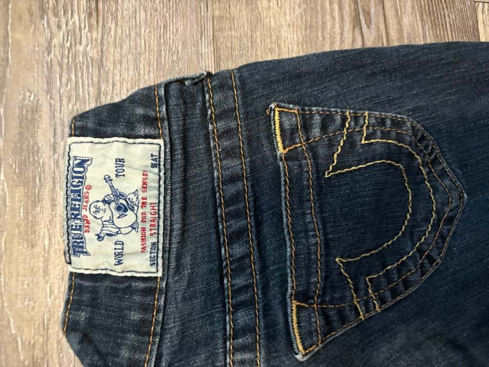 True Religion Women's World Tour Straight Leg Jeans Size 24